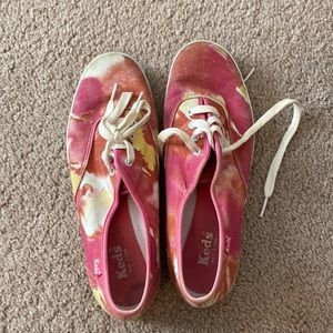 Keds Women's Sneakers in Pink and Yellow